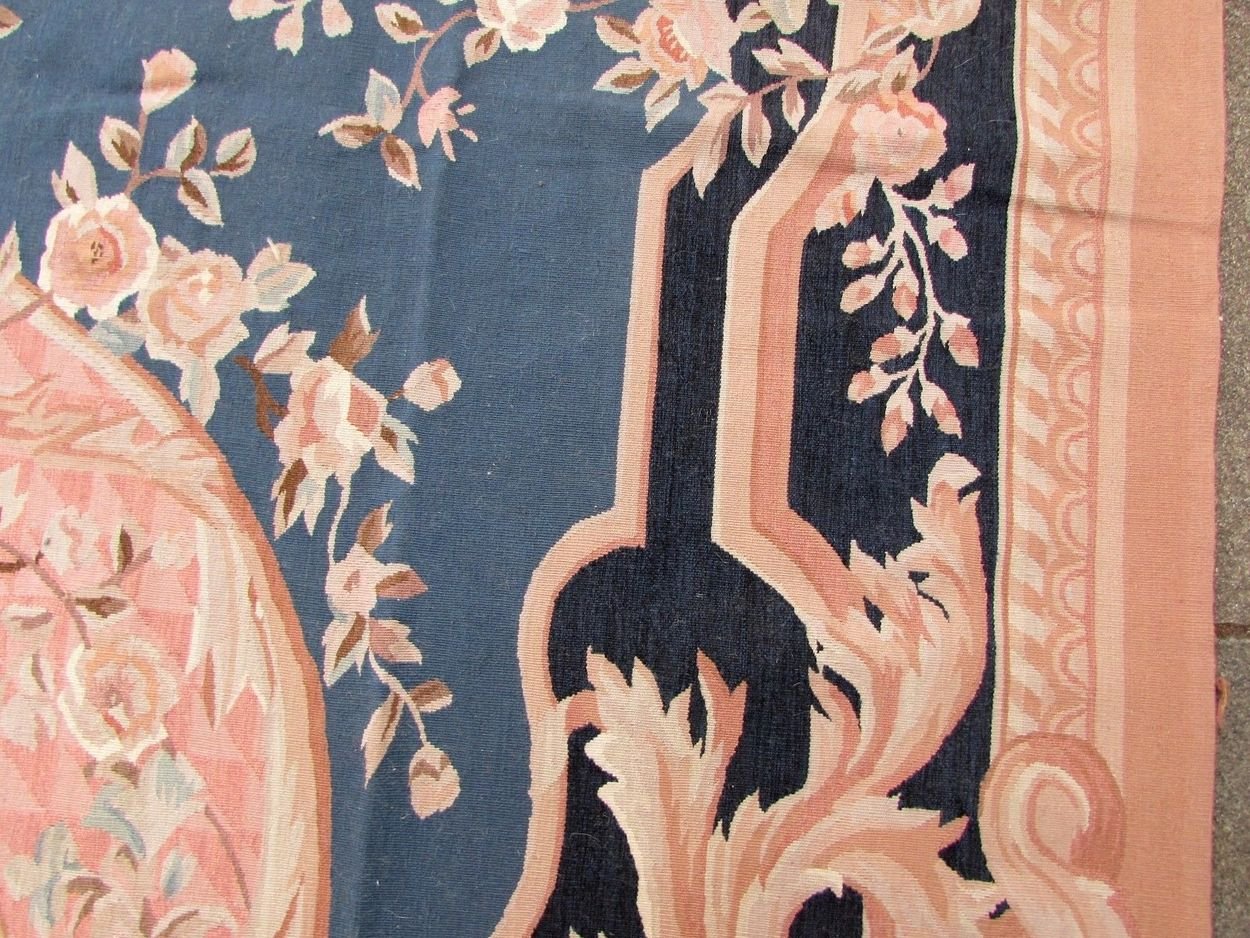 Französischer Vintage Aubusson Teppich, 1980er bei Pamono ...