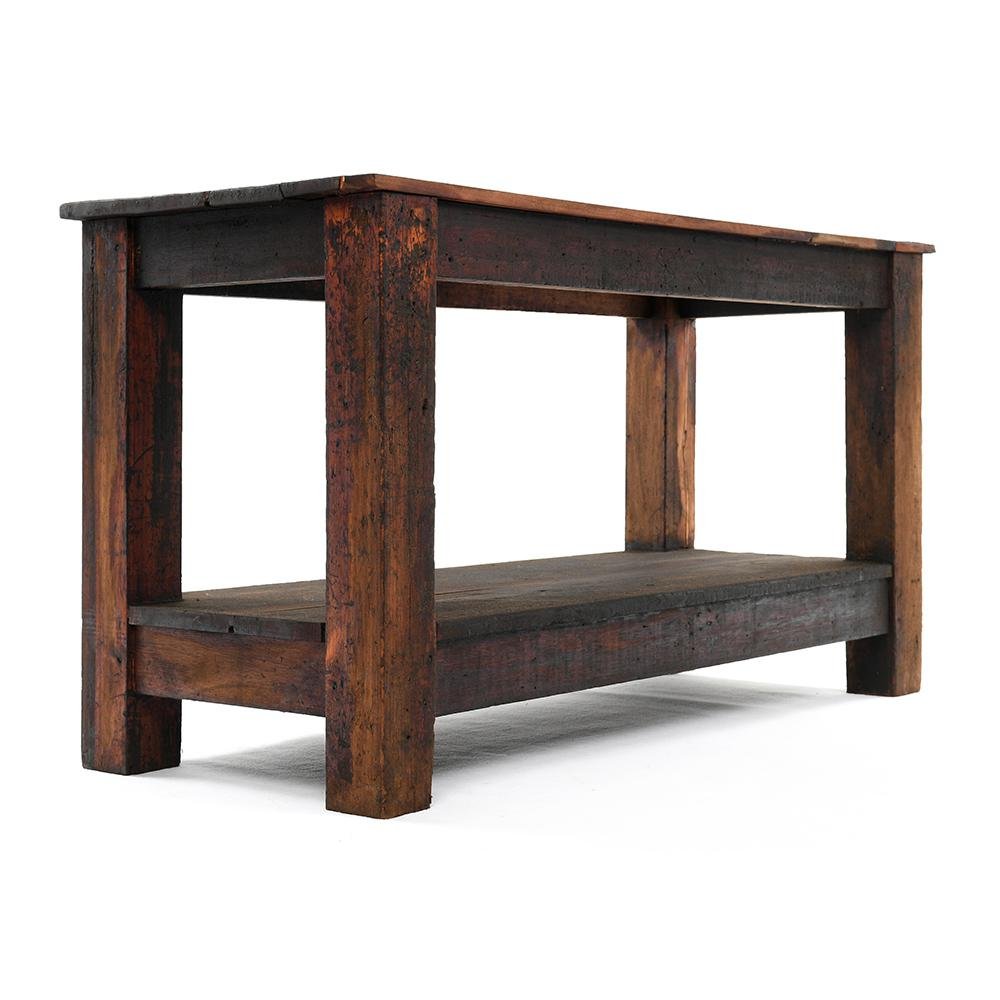 Dark Wood Table for sale at Pamono
