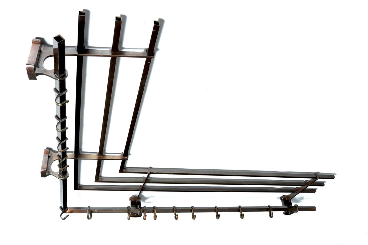 Großer Art Deco Eckmantel und Hutablage, 1920er bei Pamono kaufen