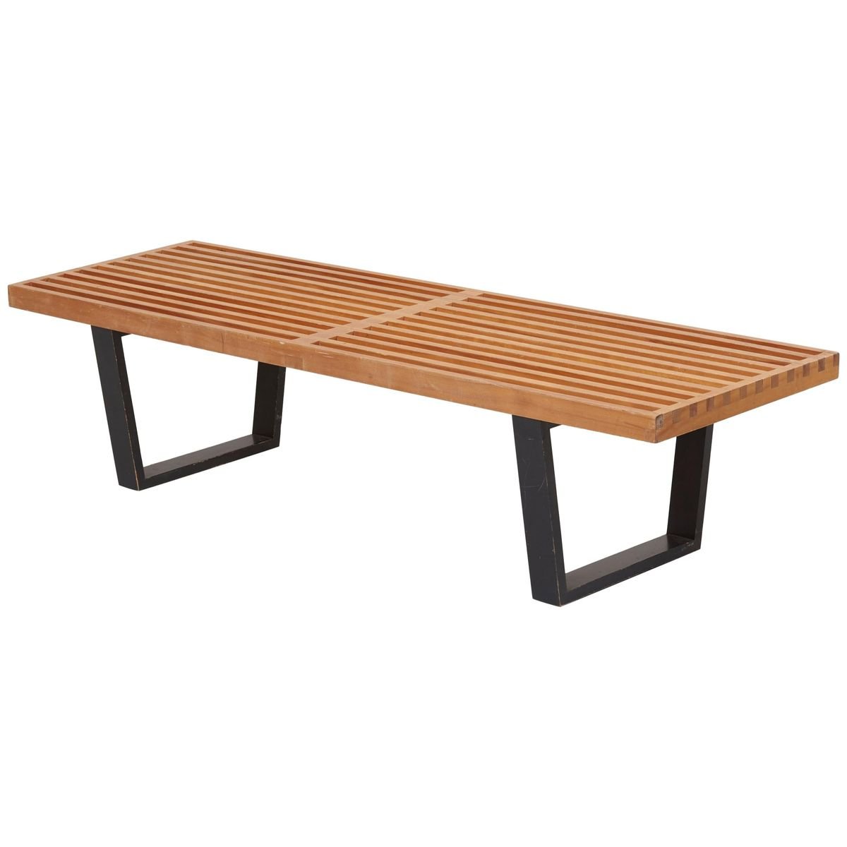 Slat Bench by George Nelson for Herman Miller, USA, 1950s for sale at