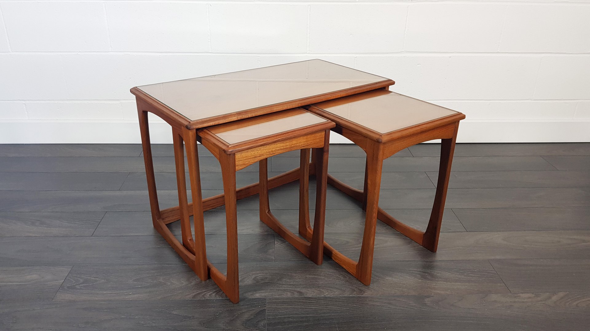 MidCentury Nesting Coffee Tables, Set of 3 for sale at Pamono