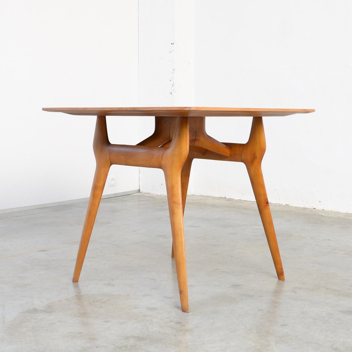 Kartentisch im Stil von Ico Parisi, 1950er bei Pamono kaufen