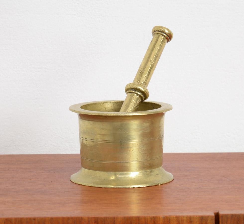 Antique Bronze Mortar and Pestle for sale at Pamono
