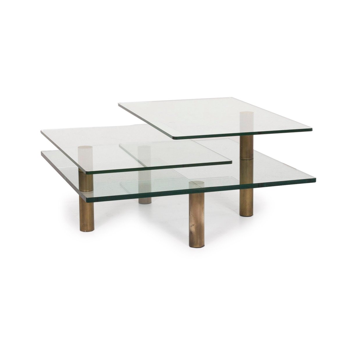 Imperial Glass Coffee Table With Function By Peter Draenert For Draenert For Sale At Pamono
