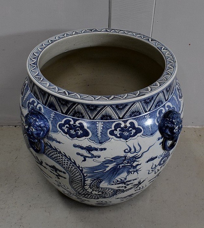 Large Chinese Ceramic Vase, 1950s for sale at Pamono