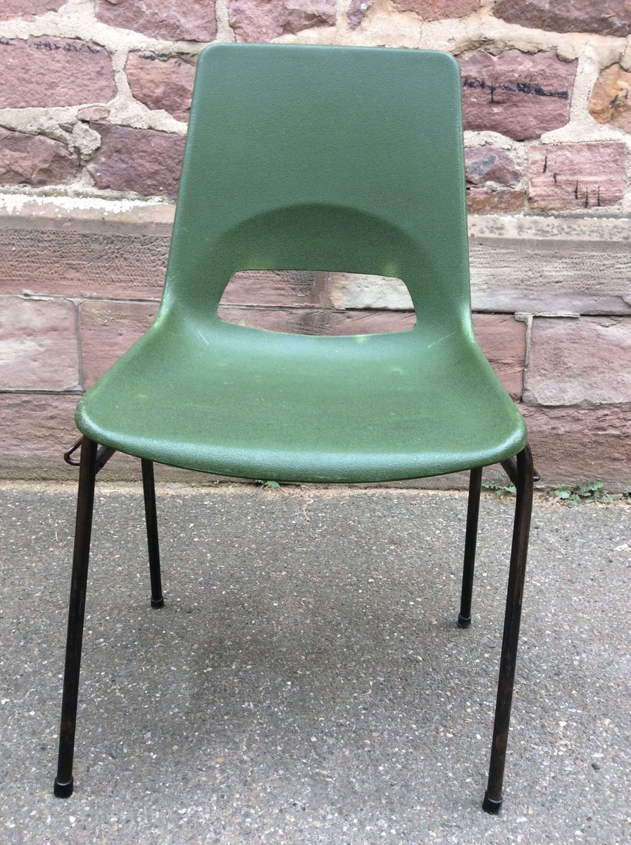 Vintage Metal and Plastic Dining Chairs from Grosfillex, 1960s, Set of