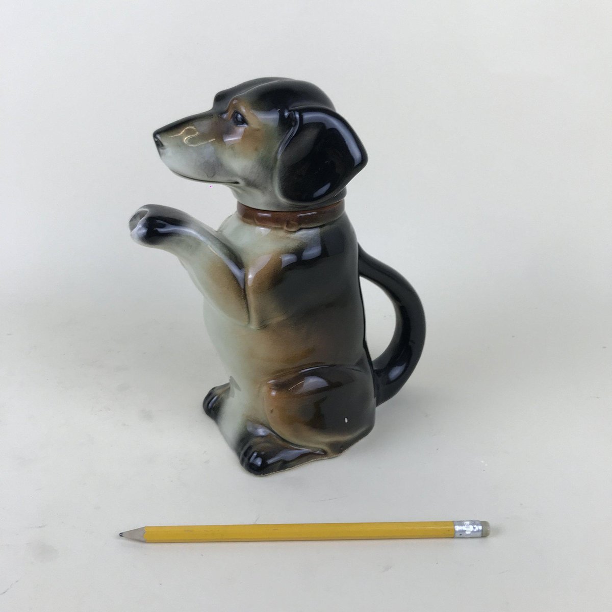 Artistic Ceramic DogShaped Teapot from Erphila, Germany, 1940s for sale at Pamono