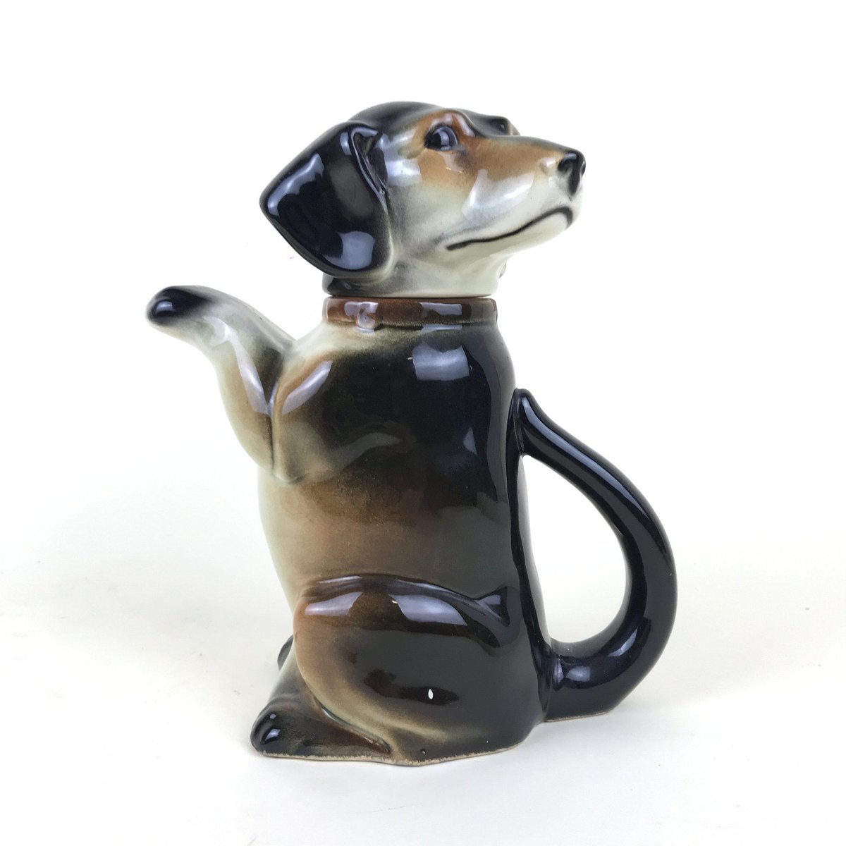Artistic Ceramic DogShaped Teapot from Erphila, Germany, 1940s for sale at Pamono