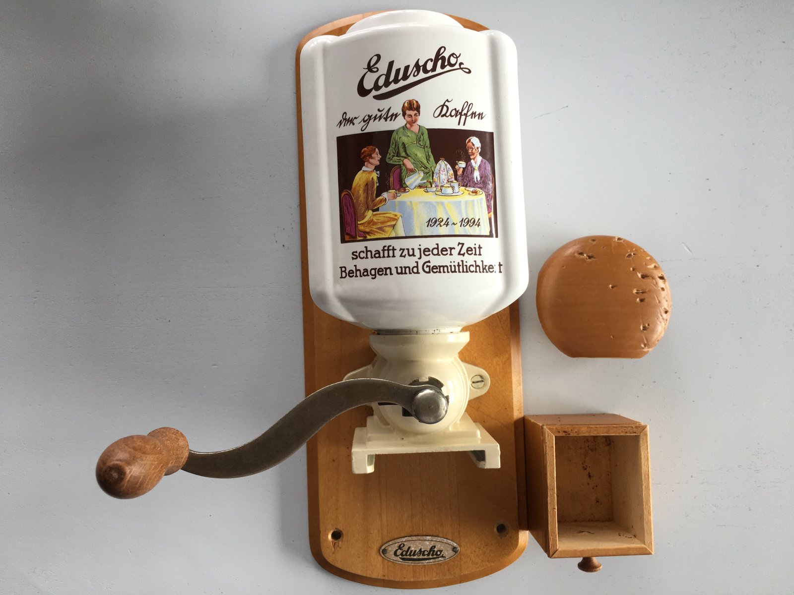 Eduscho Wall Coffee Grinder, 1990s for sale at Pamono