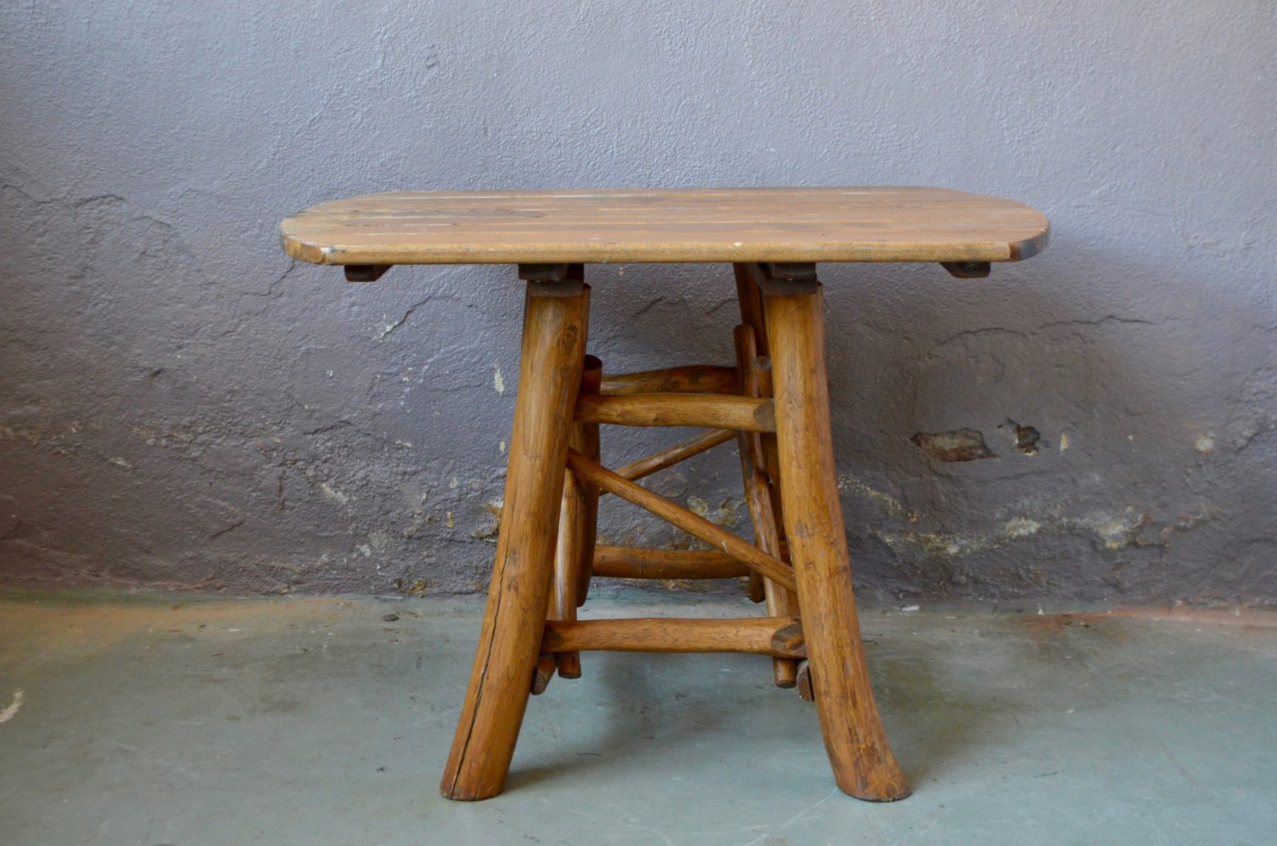 vintage brutalist farm table 1 AIU-665561
