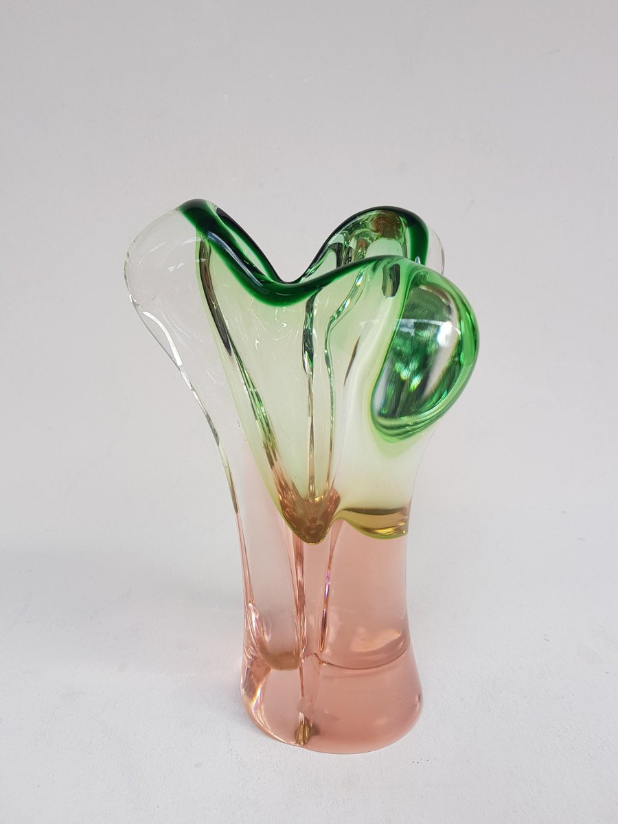 czech art glass vase by josef hospodka for chrisbska 1960s for sale at pamono