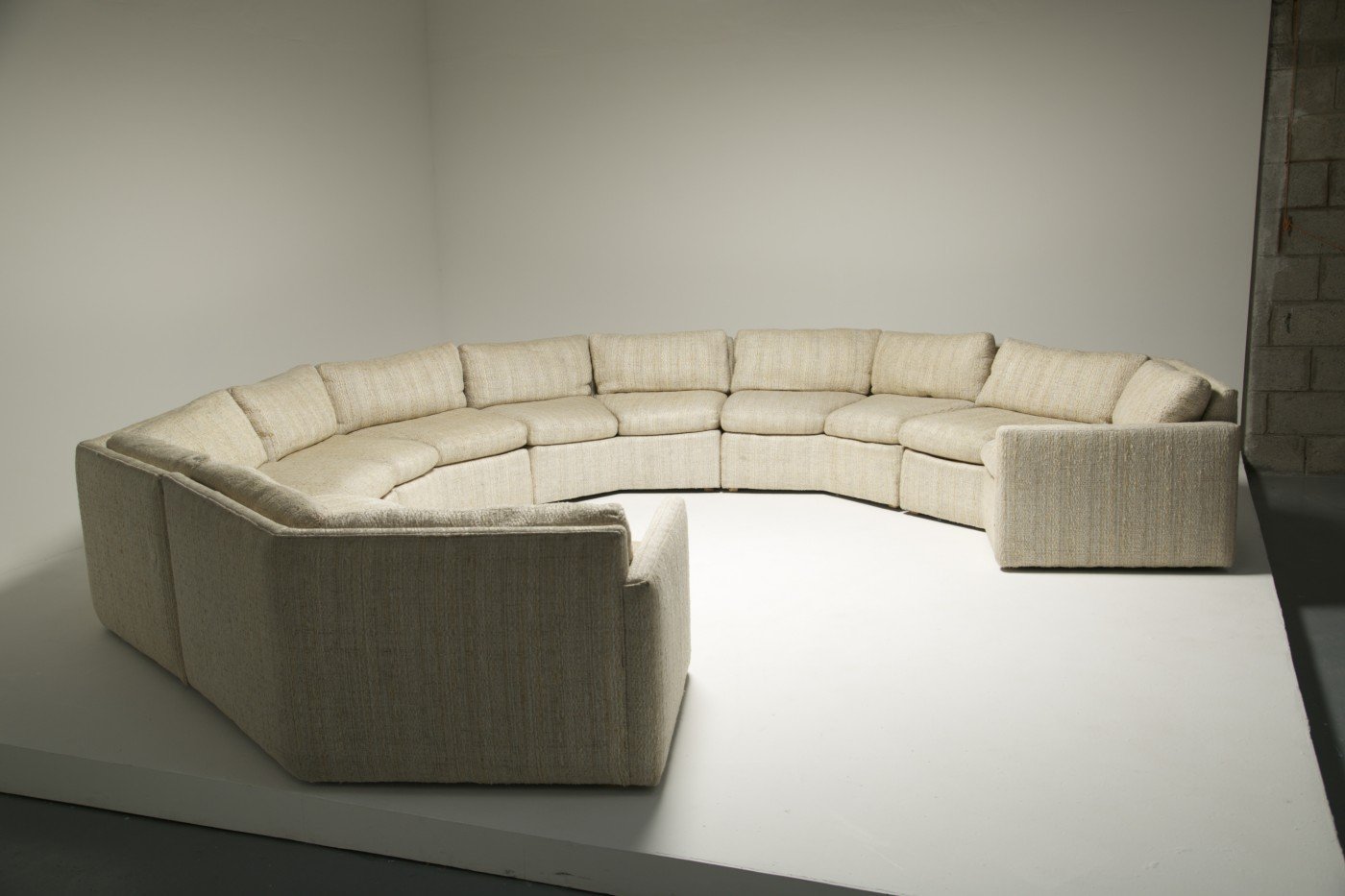 Vintage Tweed Sectional Sofa for sale at Pamono