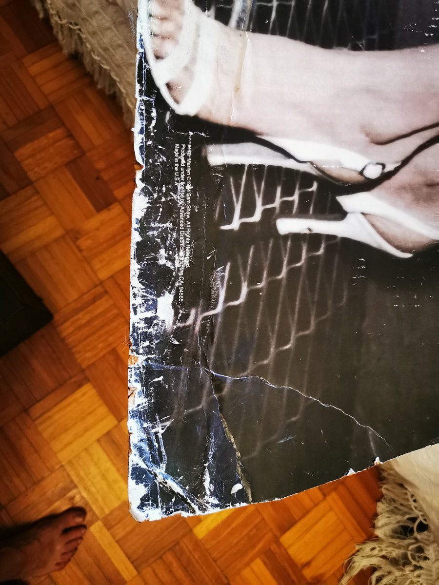 Marilyn Monroe Poster Produced under License by Sam Shaw for Advance