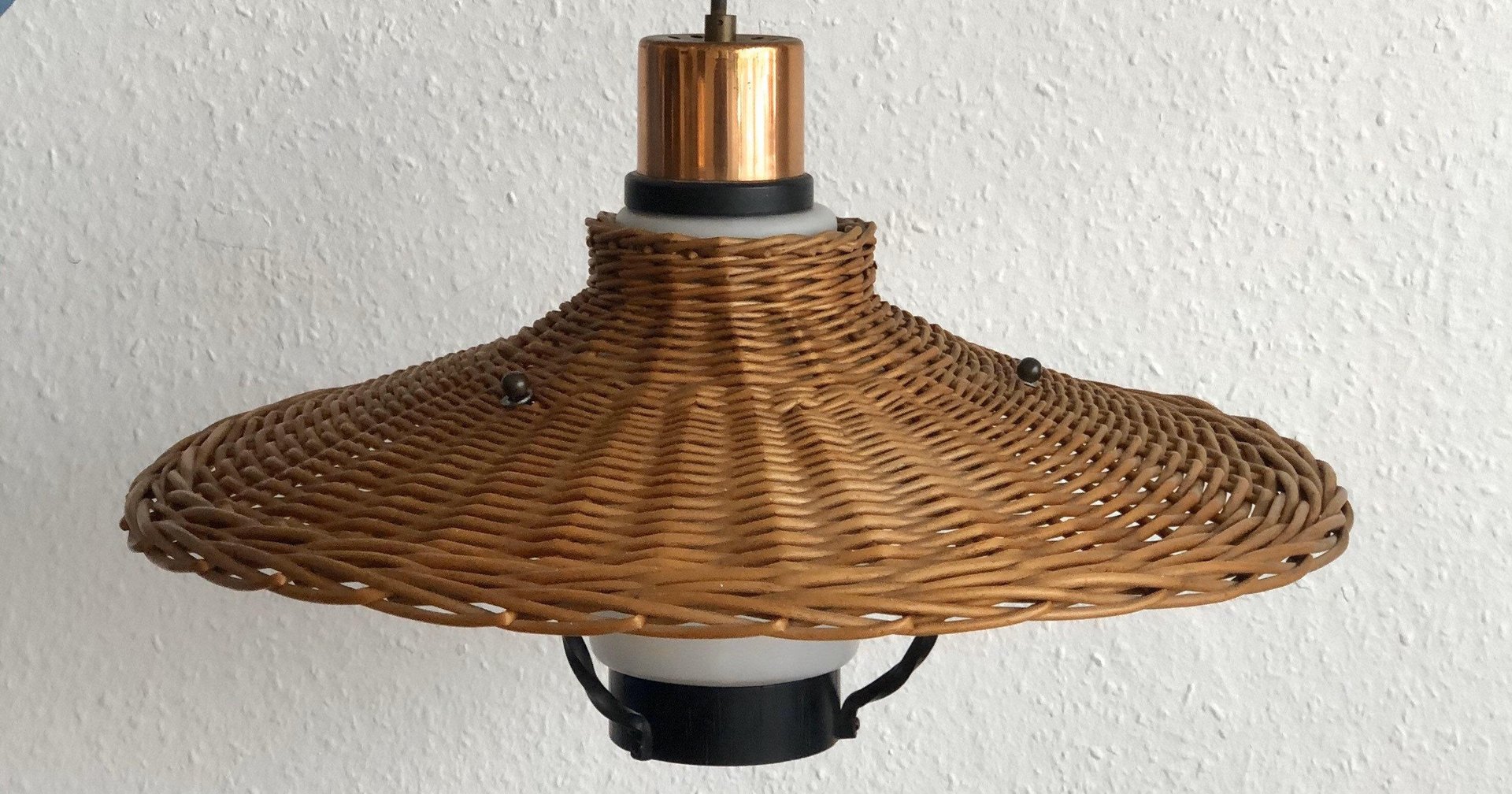 Bamboo Ceiling Lamp 1970s For Sale At Pamono
