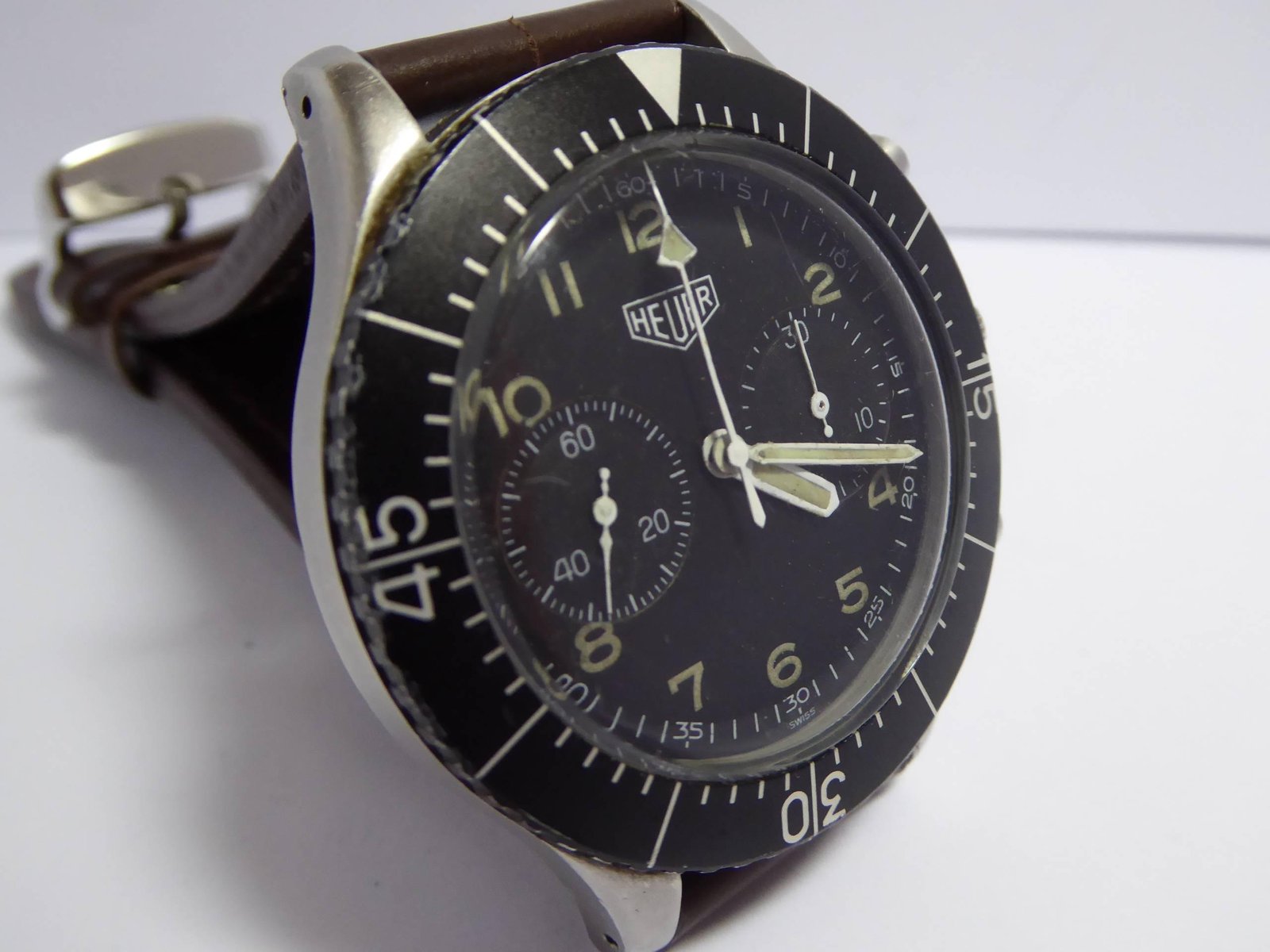 German Army Mechanical Wrist Watch from Heuer Bundeswehr bei Pamono kaufen