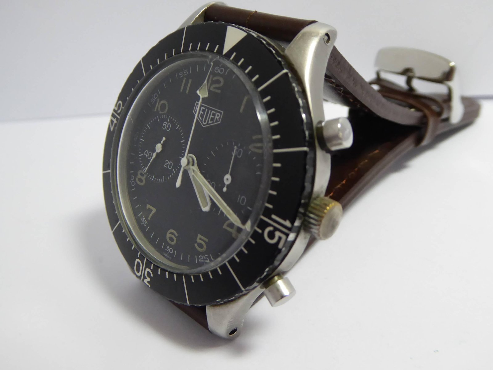 German Army Mechanical Wrist Watch from Heuer Bundeswehr bei Pamono kaufen