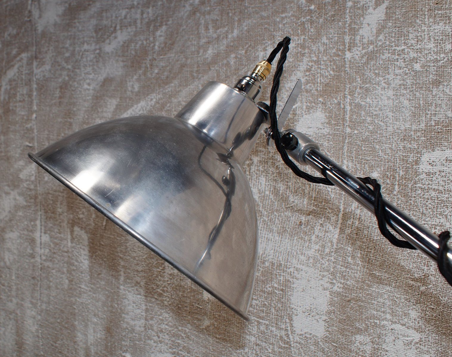 Paire De Lampes Sur Pied Vintage PHOTAX INTERFIT ES UNIT - Argentées
