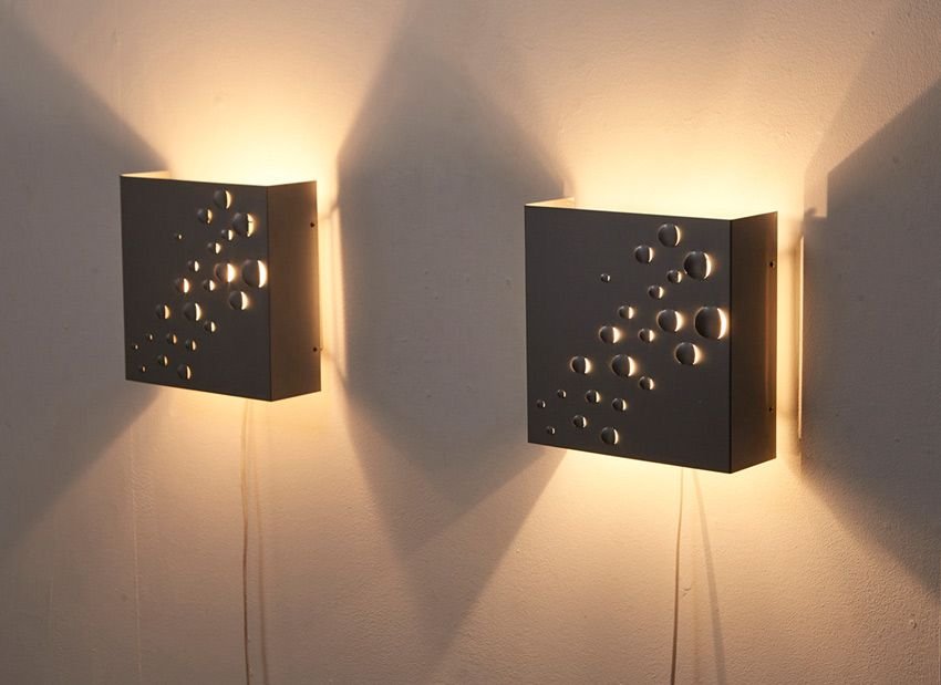 Mid-Century Model Sterrenregen Sconces by Evert Jelle ...