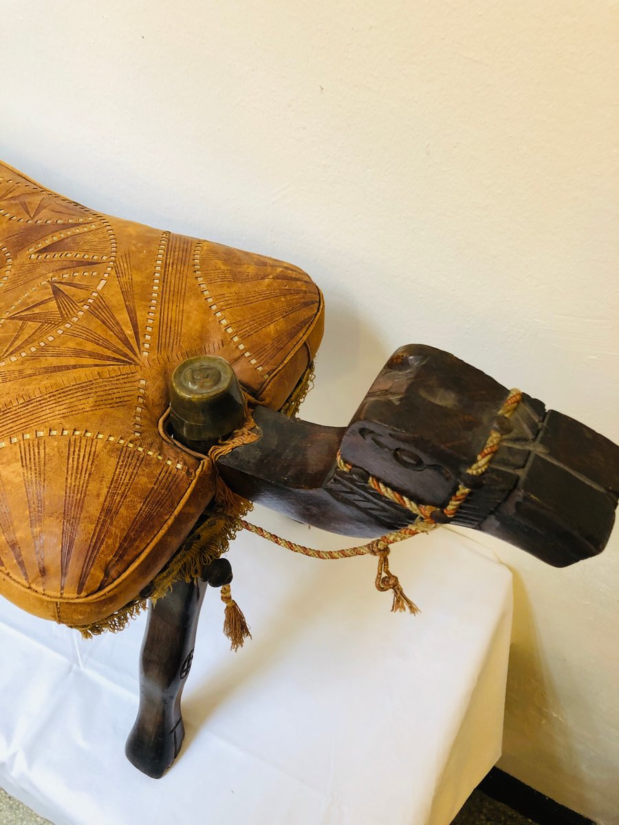 Vintage Oriental Camel Stool for sale at Pamono