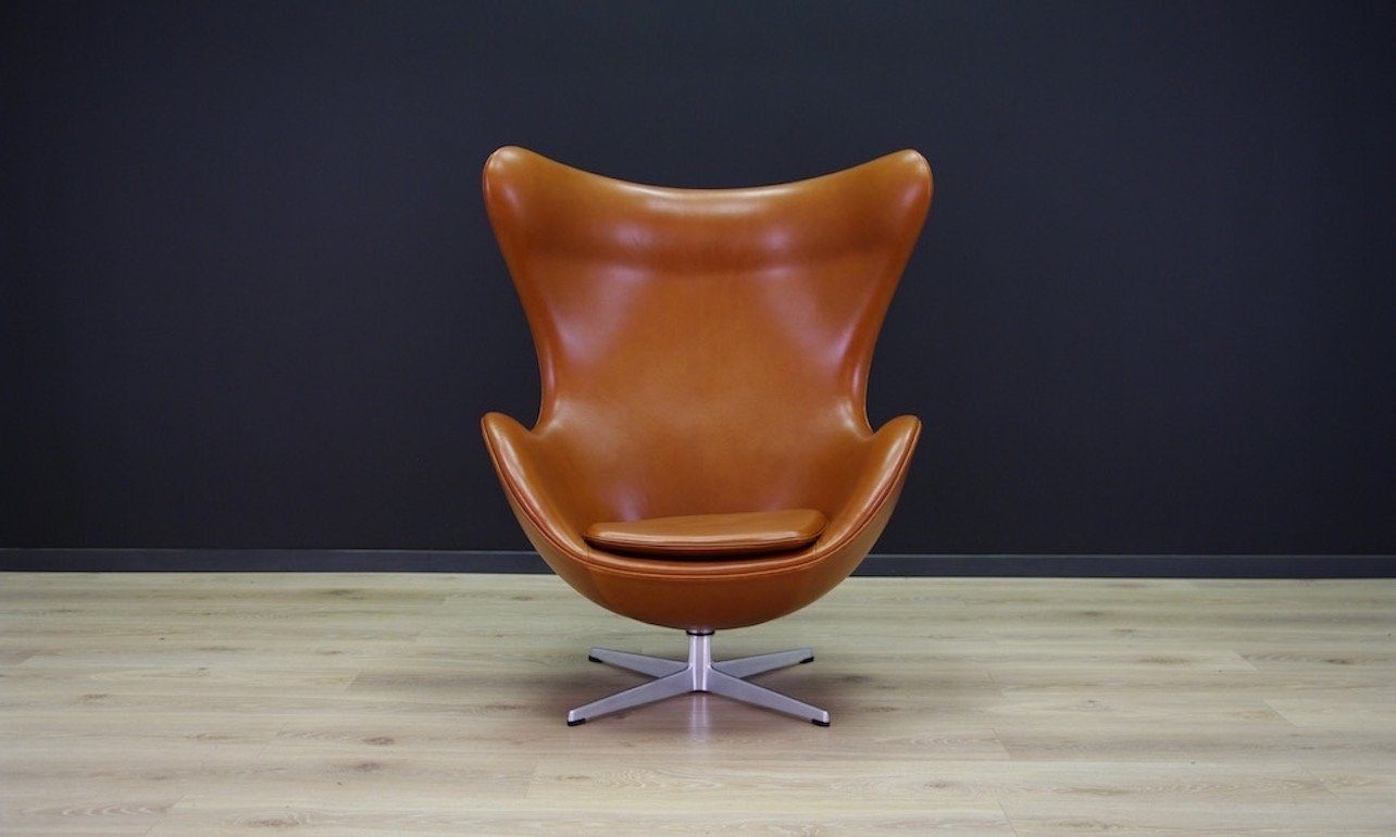 danish leather armchair by arne jacobsen for fritz hansen 1960s 5 VND-695379