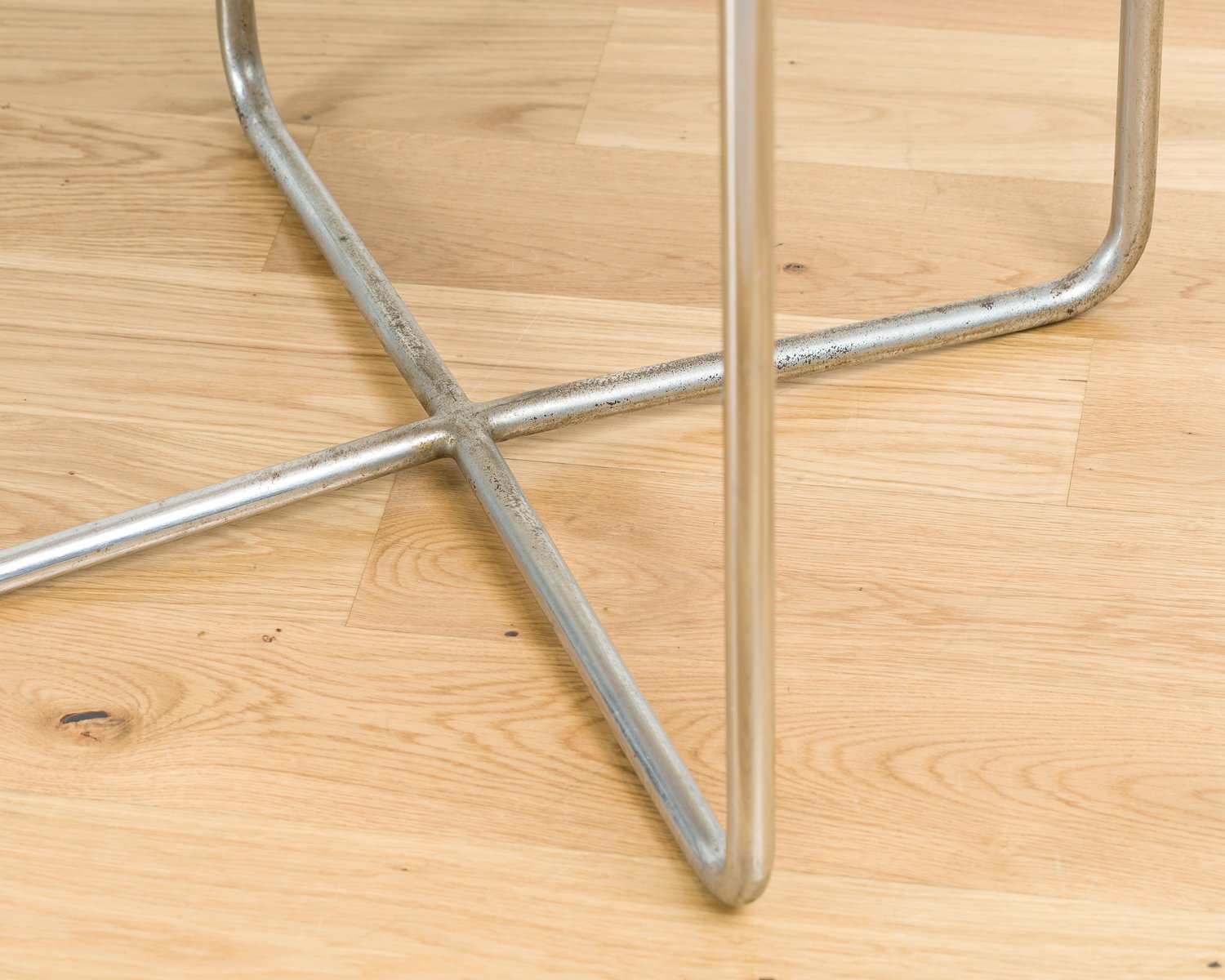 Bauhaus Couchtisch aus Chrom & Eiche von Mücke Melder, 1940er bei