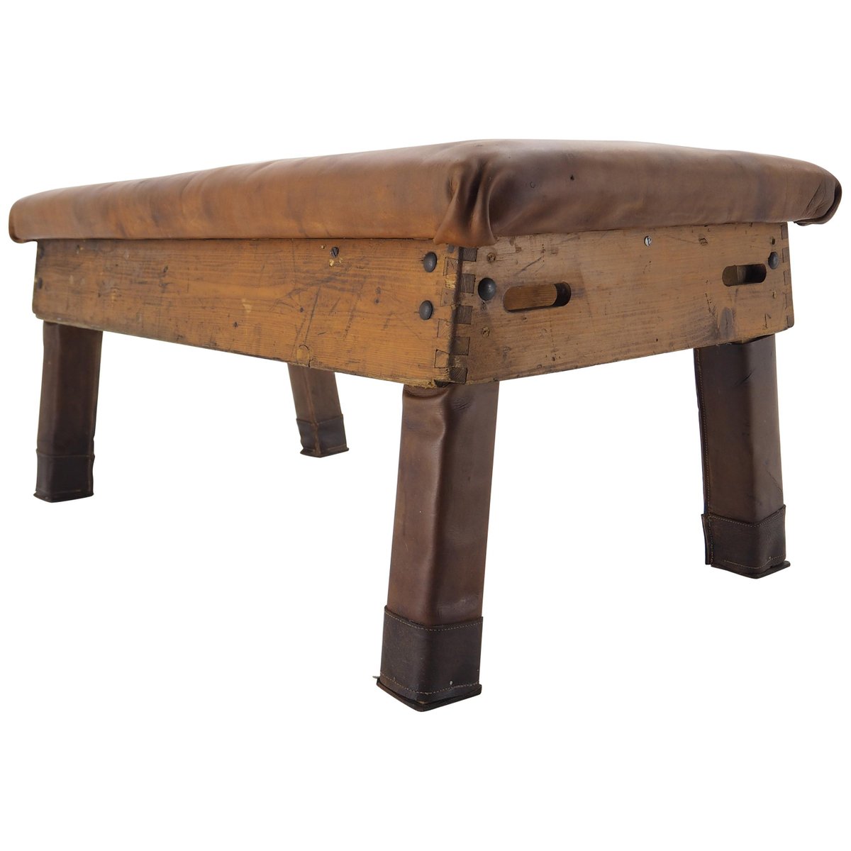 Industrial Leather Gymnastic Bench Seat