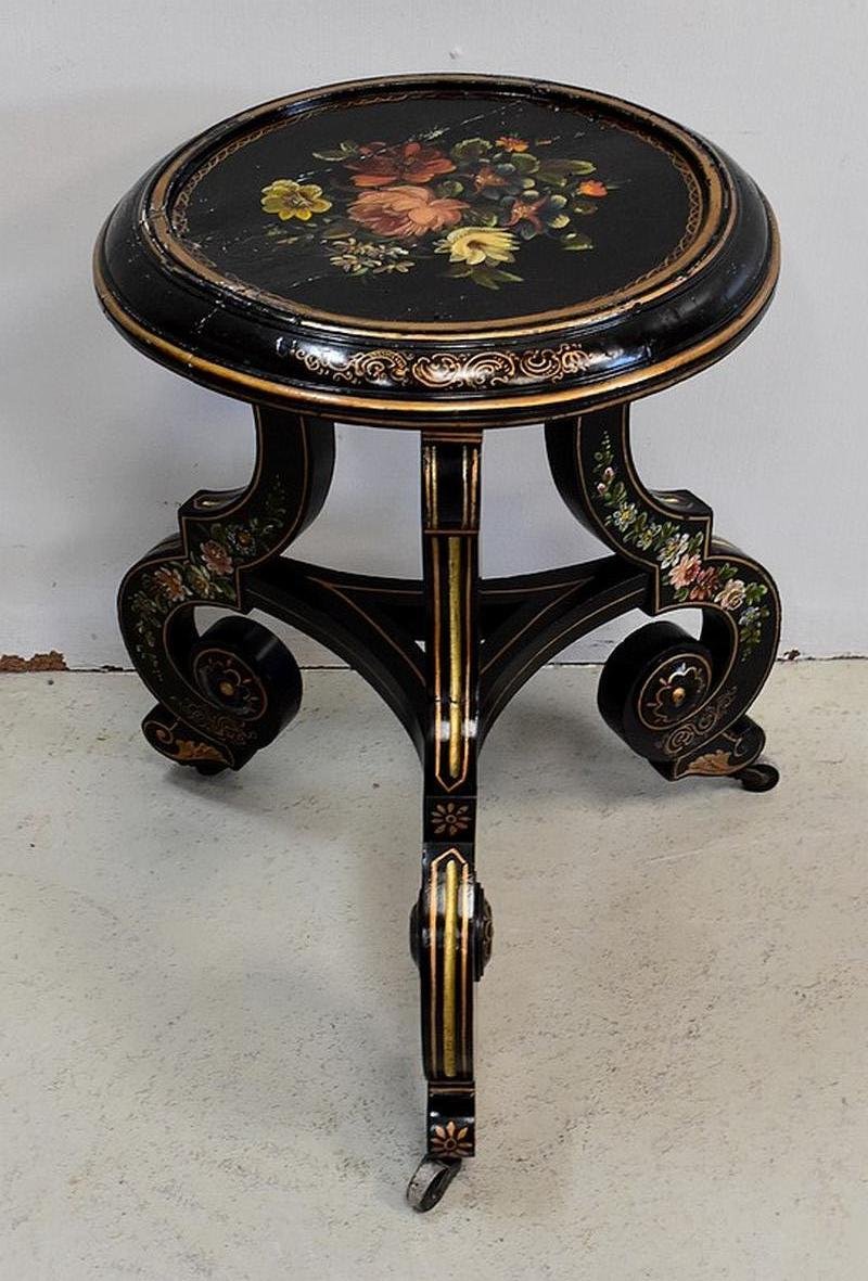 small 19th century napoleon iii wooden side table RVK-711667