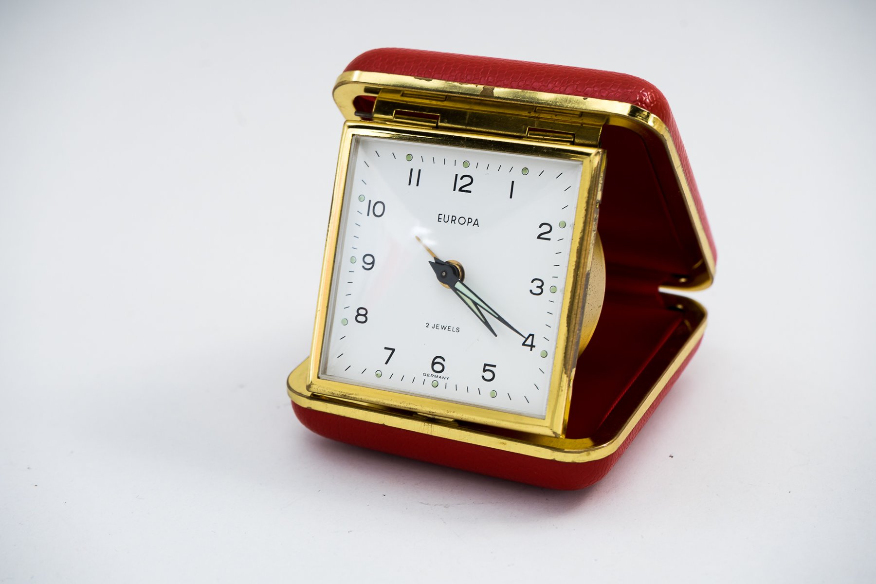 Travel Alarm Clock from Europa, 1950s for sale at Pamono