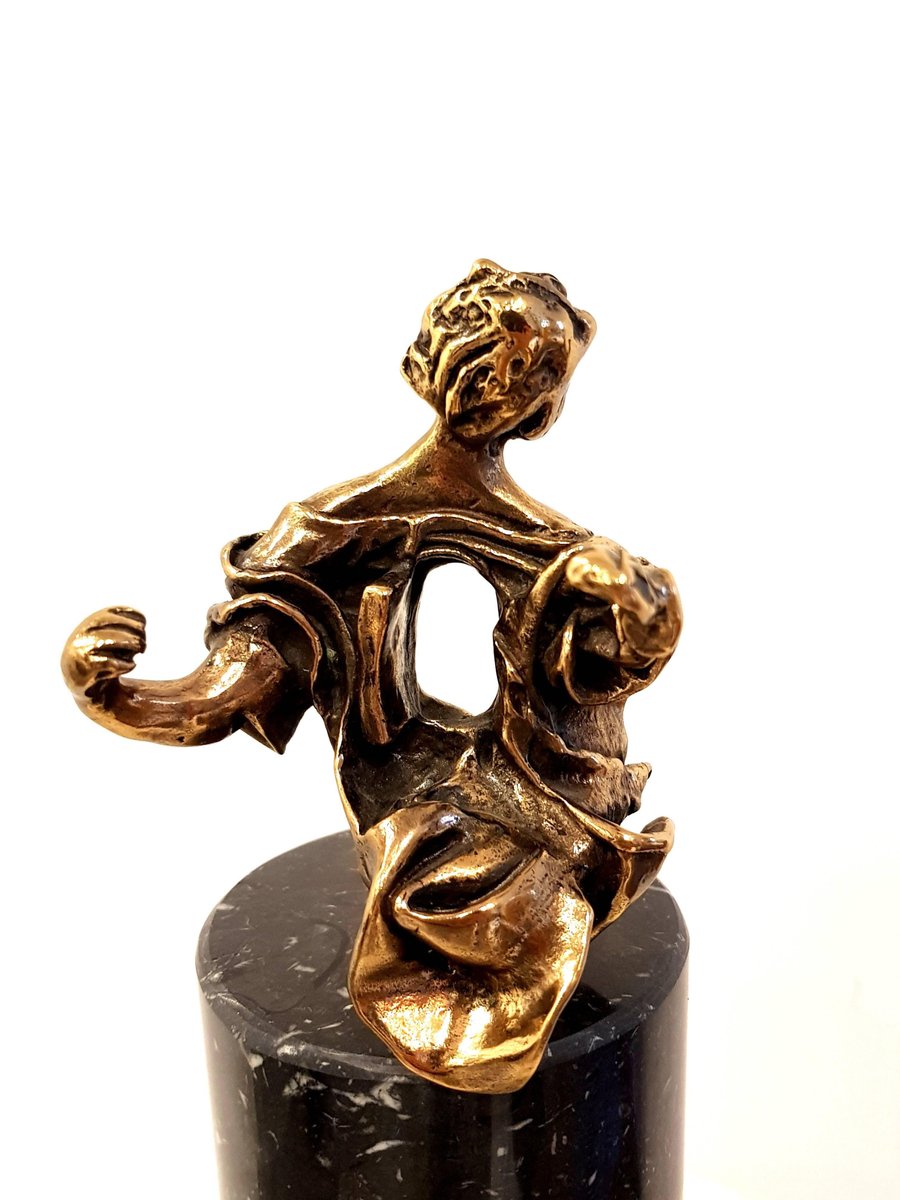 Salvador Dali Madonna Of Port Lligat Signed Bronze Sculpture 1969