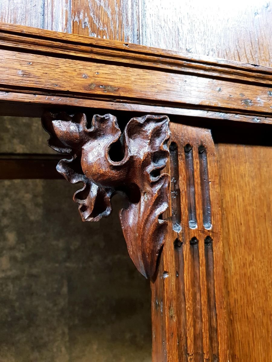 Antique Dutch Wooden Bed Box for sale at Pamono