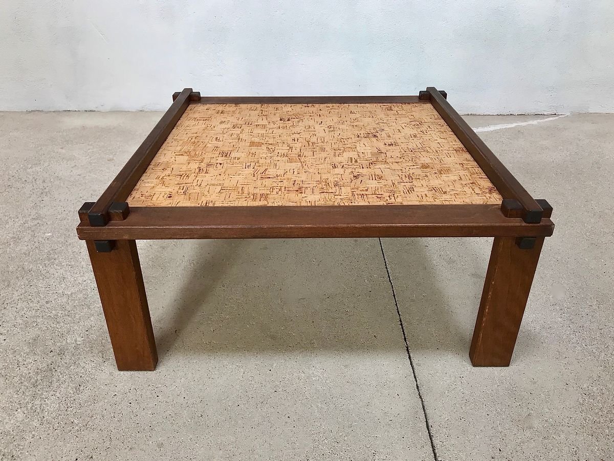 Brutalist Farmer Side Tables with Reversible Tops by Gerd Lange for Bofinger, 1960s, Set of 2