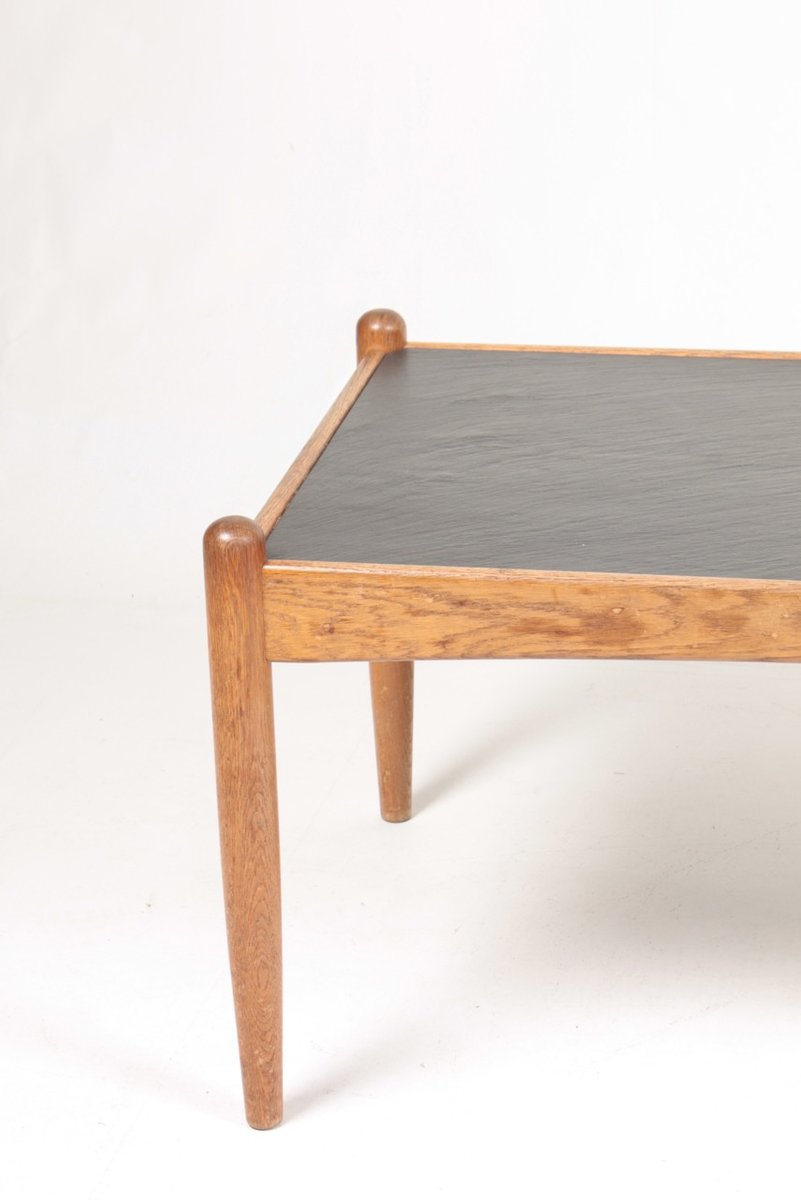 Oak Amiral Coffee Table With Slate Top By Eric Merthen