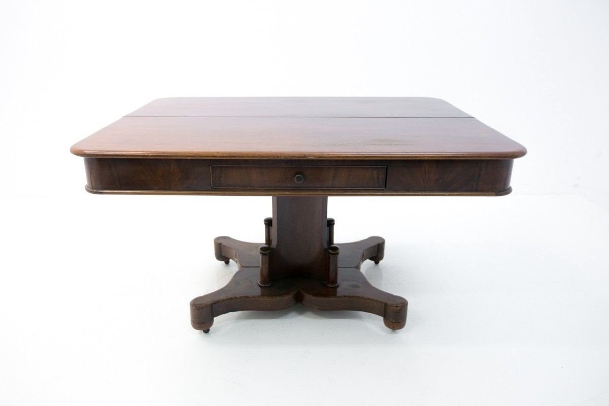 Antique Biedermeier Scandinavian Folding Table