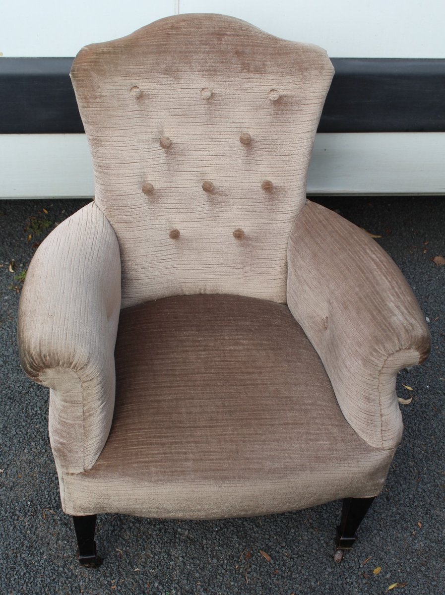 neutral armchair