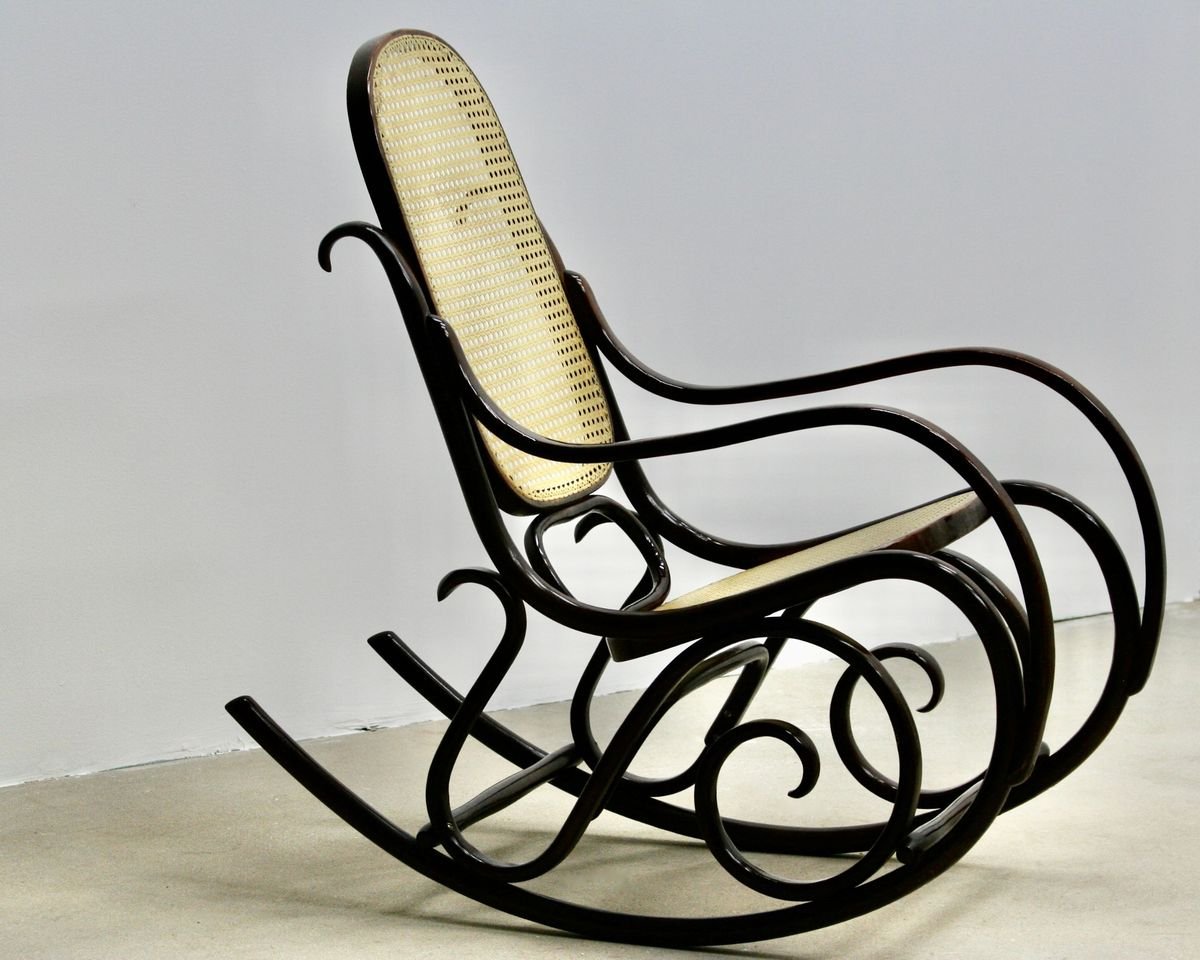 vintage bentwood rocking chair from thonet 1950s