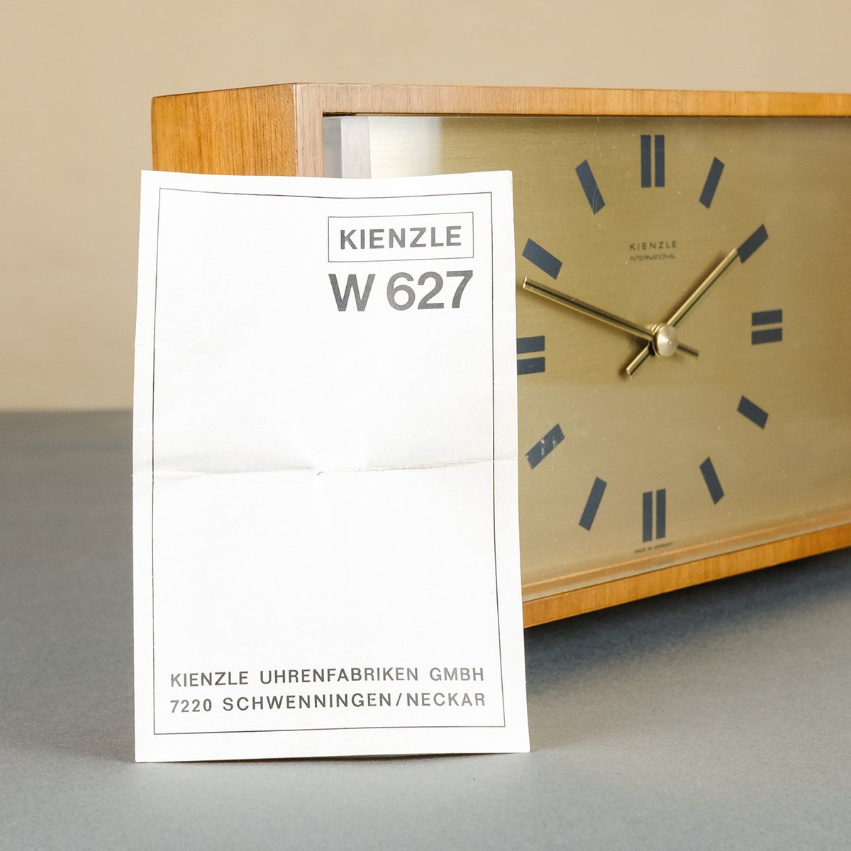 International Table Clock From Kienzle 1960s For Sale At Pamono