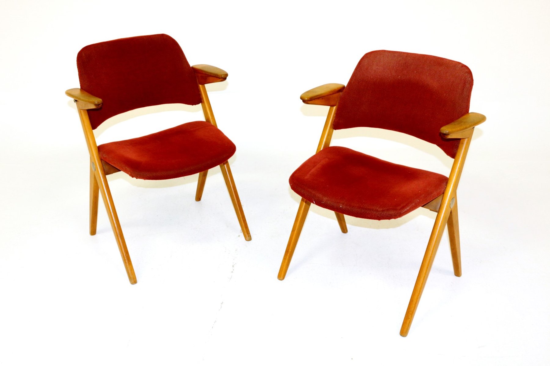 Esszimmerstuhle Von Bengt Ruda Fur Nordiska Kompaniet 1950er 2er Set Bei Pamono Kaufen