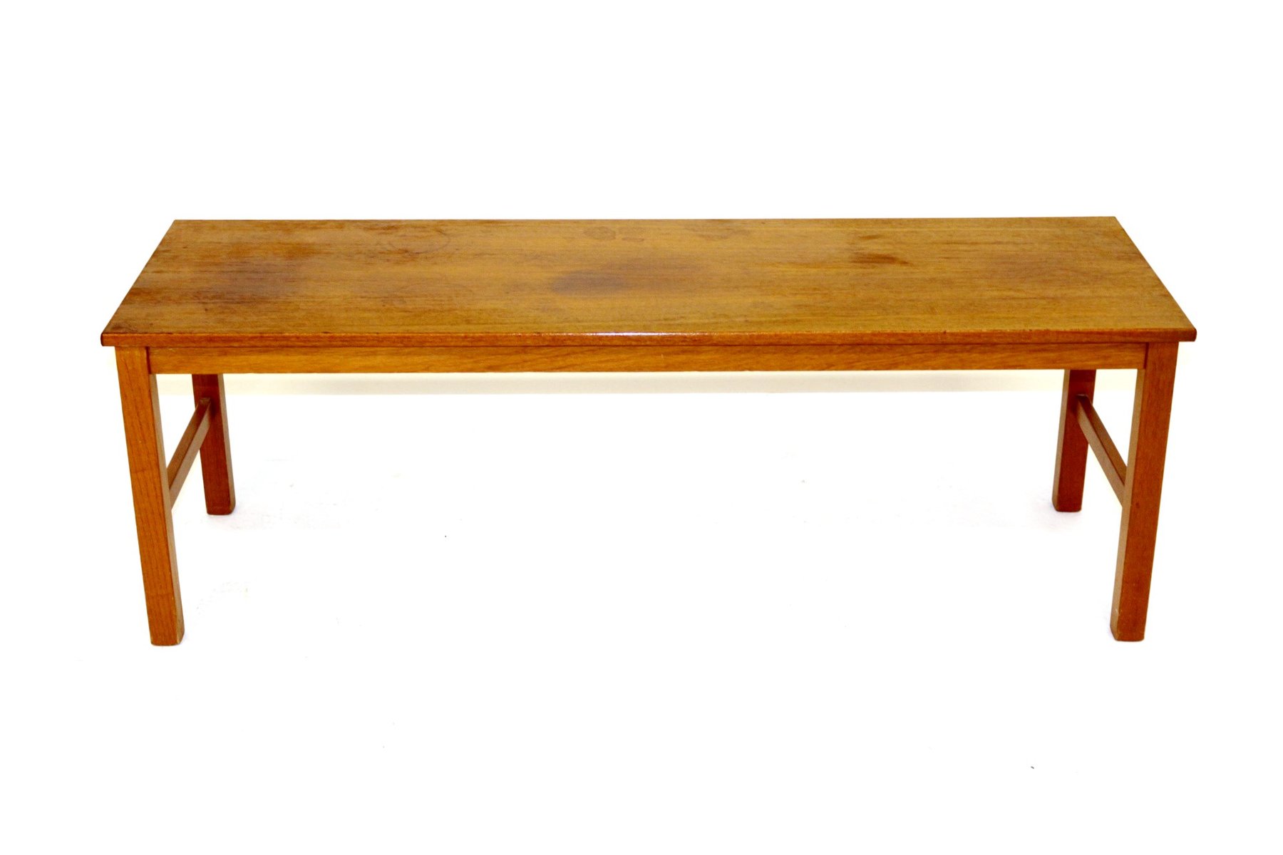 MidCentury Modern Teak Bench, 1960s for sale at Pamono