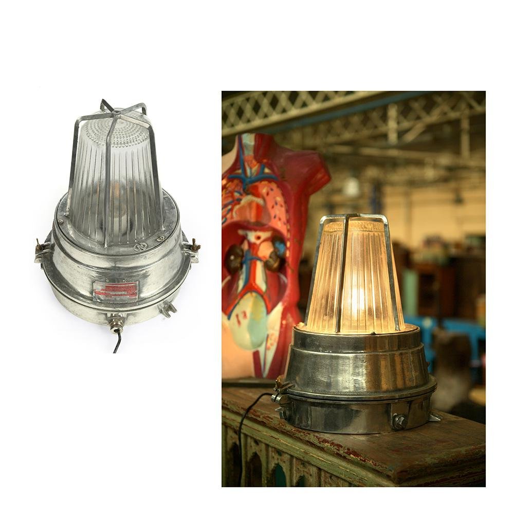Vintage ChromePlated Metal Boat Wall Light for sale at Pamono