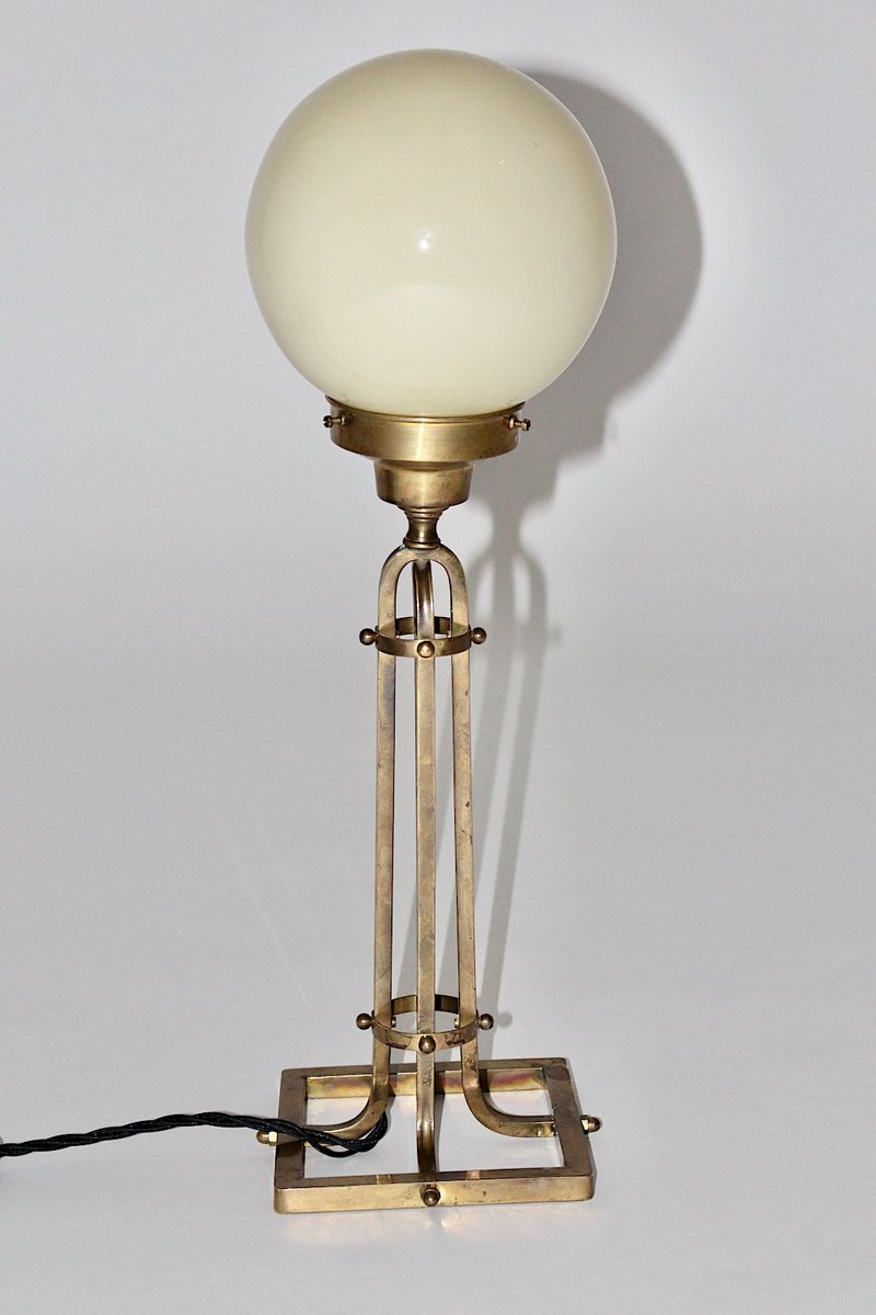 Vintage Brass Table Lamp, 1950s for sale at Pamono