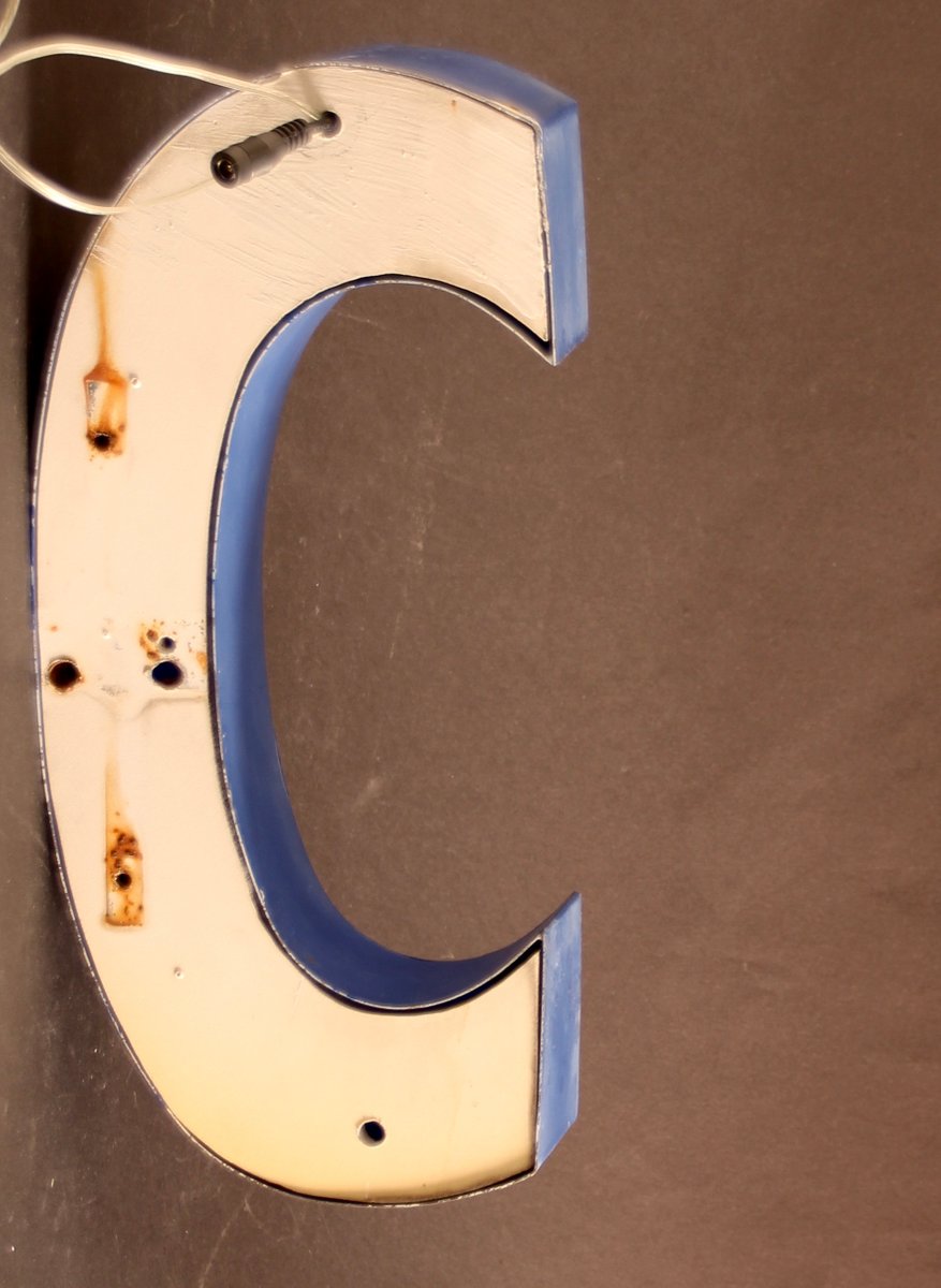 Mid-Century CUCINA Schild mit Leuchtbuchstaben, 1960er bei Pamono kaufen