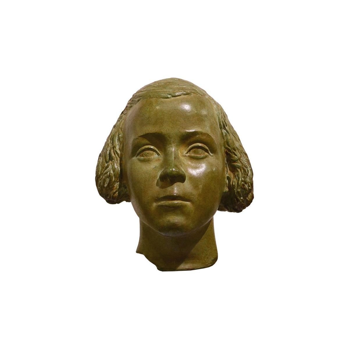 Young Girl Bust Statue by Attilio Torresini, Italy, 1930s for sale at