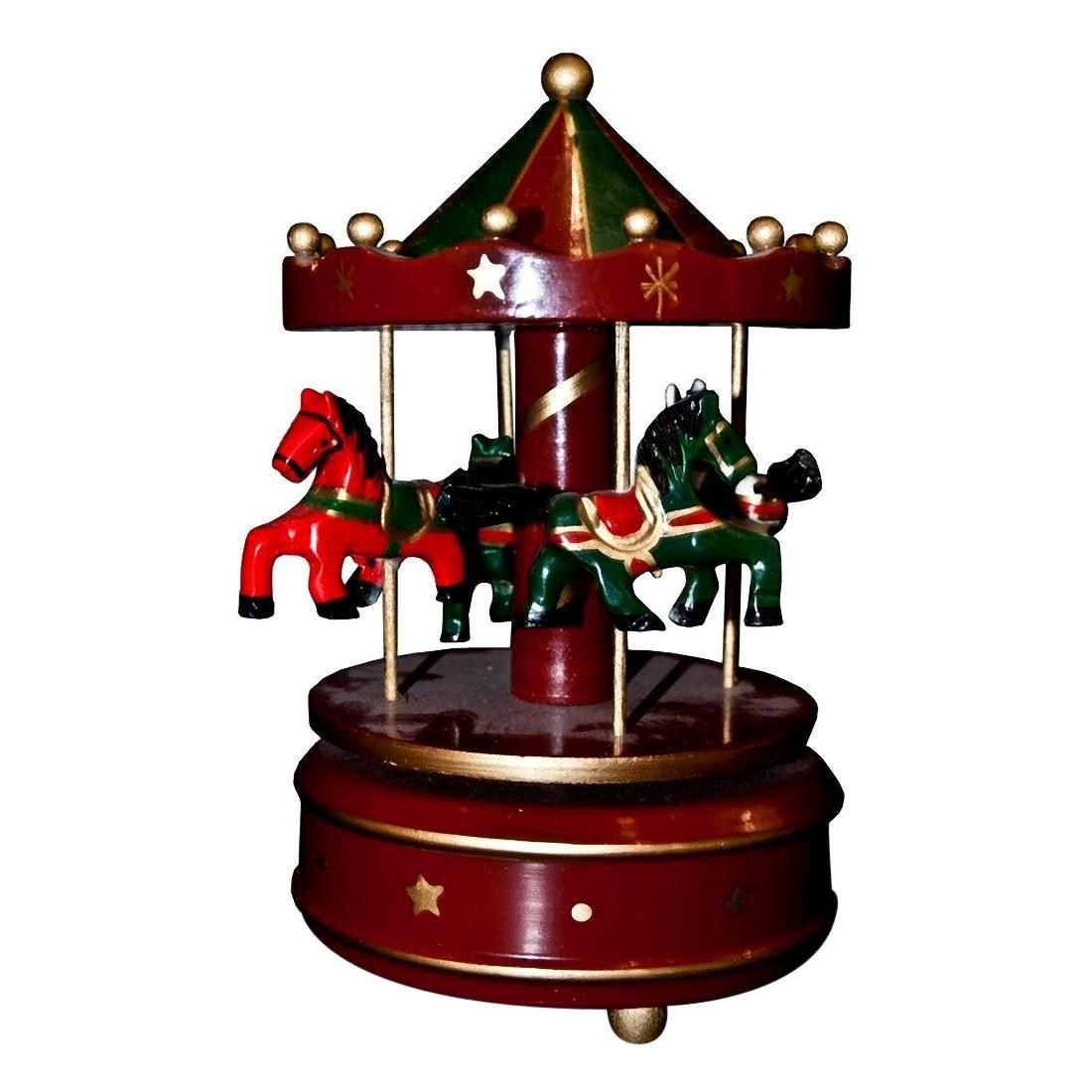 Vintage Wind Up Musical Carousel Toy, 1950s for sale at Pamono
