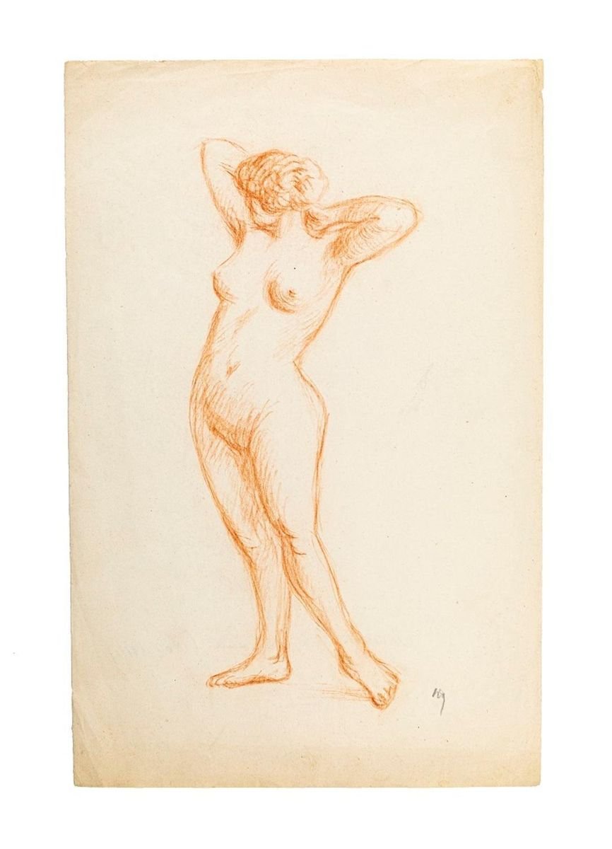 Naked Girl Drawing