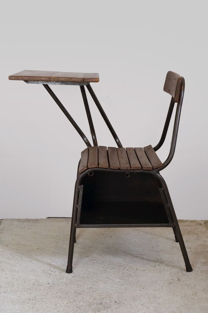 old school desk and chair