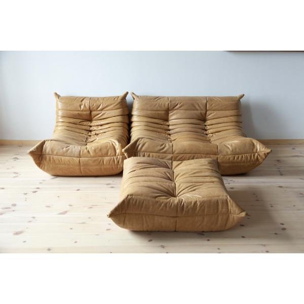 togo sofa set by michel ducaroy for ligne roset set of 5 1 VB-768514