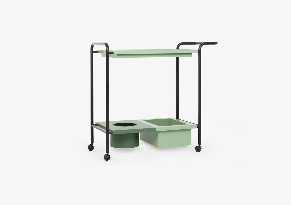 Olivia Tea Trolley by Marqqa, Set of 4 for sale at Pamono
