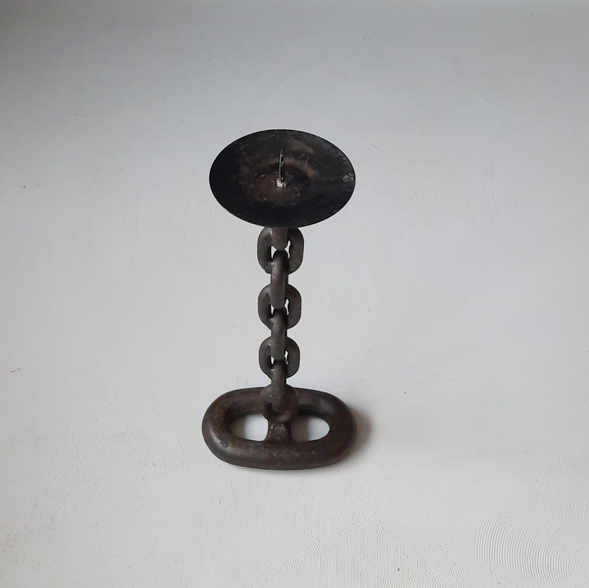 Brutalist Metal Chain Candle Holder 1960s For Sale At Pamono