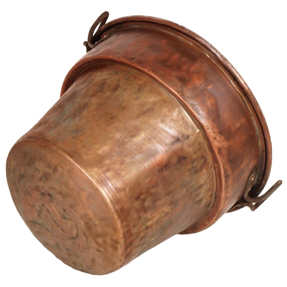 Italian Copper Pot with 2 Carrying Handles for sale at Pamono