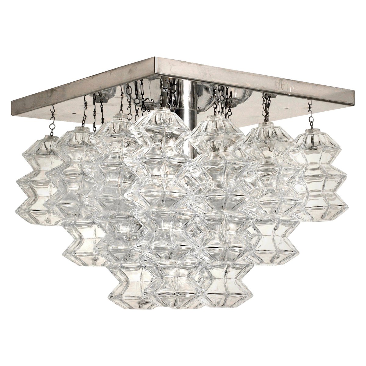 Pagoda Flush Mount Lamp By J T Kalmar 1969 For Sale At Pamono